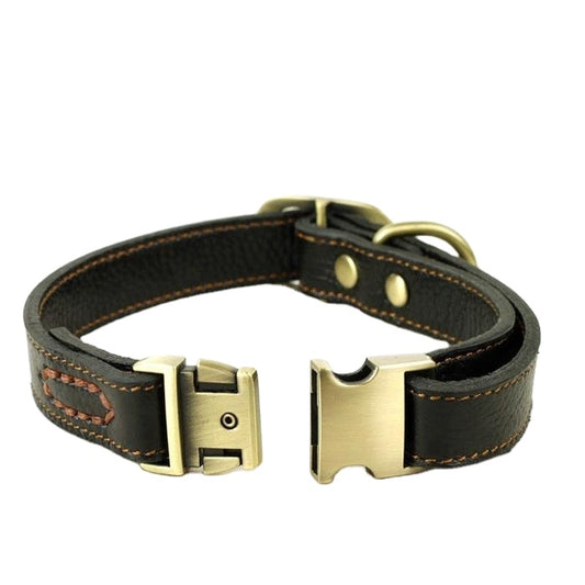 Artisan Togo Leather Pet Collar - Bespoke Series | Professional Sourcing Selection